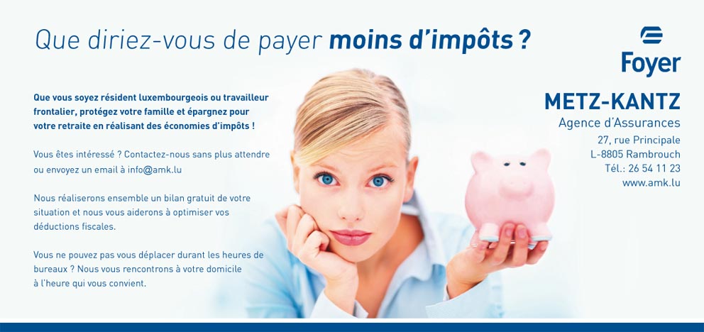 Que diriez-vous de payer moins d'impôts ?